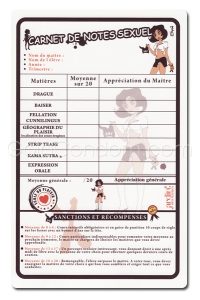Carnet de notes sexuel