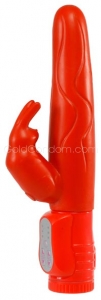 Vibrator Rabbit 19 cm Pure Vibes Rood