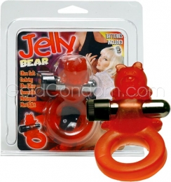 Jelly Bear Cockring Vibrant