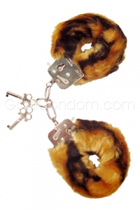 Menottes de poignet fourrure Lion
