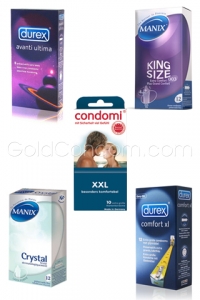 XL Pack - 5 bo�tes de pr�servatifs extra large