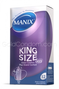 12 Manix King Size Condooms