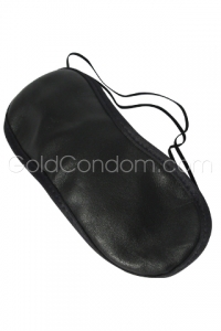 Masque aspect cuir noir
