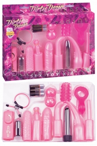 Ensemble Complet de Sex-toys Rose