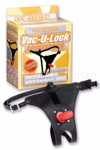  Harnais en v�ritable cuir Vac-U-Lock Unisex 3000