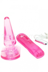 Anal Plug Toy Joy vibrant rose