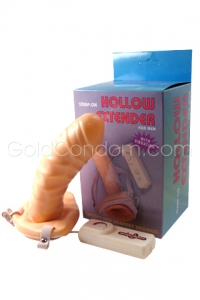Gode ceinture vibrant Hollow Extender