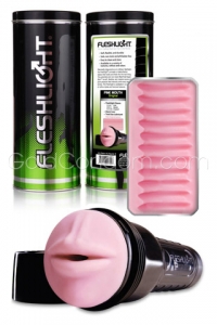 Fleshlight Pink Mouth Super Ribbed