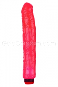 Vibromasseur g�latine rose 31 cm - Super Big Boss