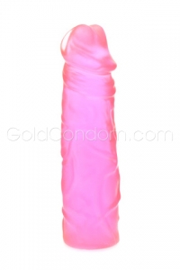 Large Dong Rose en Jelly Plug & Play