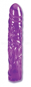 Dildo Realistisch Paarse jelly - weerspiegelend