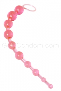 Anaal ketting X-10 Roze Jelly