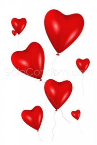 Ballons en Coeur