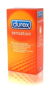 Durex Sensation - 9 pr�servatifs perl�s