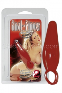 Doigt anal rouge 5 cm