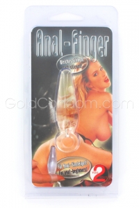 Doigt anal transparent 5 cm