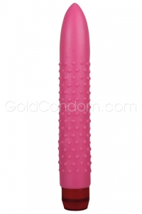 Vibromasseur 20 cm silicone rose Little Ben Nubby 