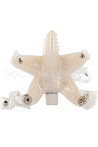 Stimulateur Mains-Libres Etoile de Mer Blanc 