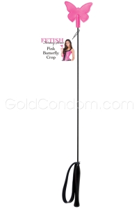 Cravache Papillon Rose 70 cm Fetish Fantasy