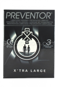 3 Pr�servatifs X-Tra Large Preventor