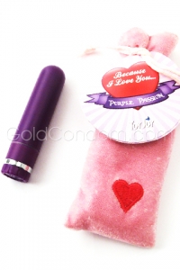 Mini Vibrator Because I Love You-Passioneel paars