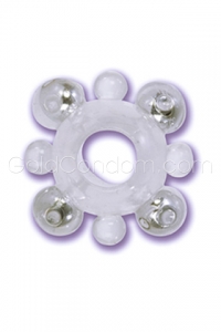 Anneau de p�nis avec perles - Basic Essentials