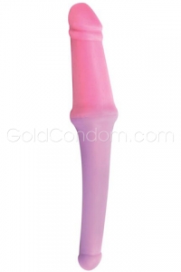 Double dong 28 cm flexible en CyberSilicone 