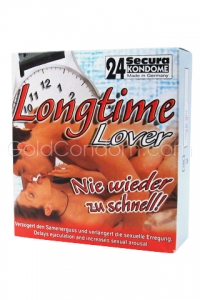 24 Secura Longtime Lover - Pr�servatifs retardants