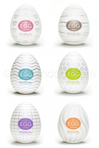 6 oeufs masturbateurs Tenga