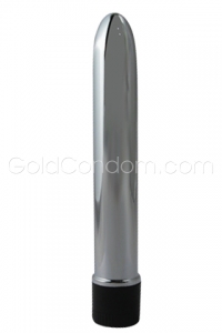 Vibromasseur Retro Slimline Argent� 20 cm