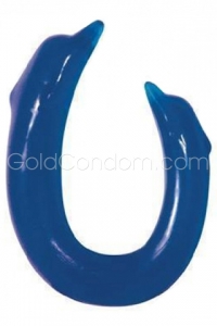 Double Dong Dauphin Toy Joy Bleu Oc�an