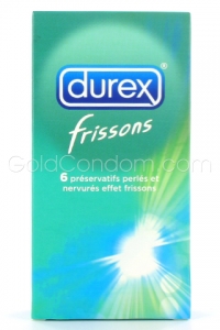 6 Condooms Durex Frissons-effect gegarandeerd