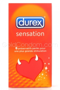 Durex Sensation - 6 pr�servatifs perl�s