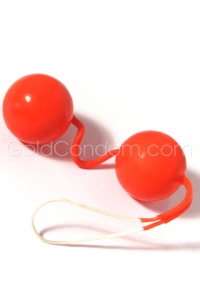 Boules de Geisha en latex rouge