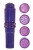 Pocket Rocket Toy Joy met Strass - violet