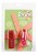 Anal plug Toy Joy multivitesse vibreur - Rouge 