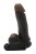 Vibromasseur Noir Boomser r�aliste 20 cm