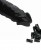 Grote dildo Zwart in jelly Plug & Play