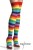 Bas chaussettes Leg Avenue multicolore
