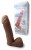 Chocolade dildo voor harnas Doc Johnson 15 cm