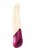 Vibromasseur Intensity Vanille/Bordeaux