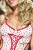 Body-Jupe � Coeurs Blanc et Rouge
