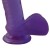 Dong Ballsy Cock avec ventouse - Crystal Mauve