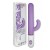 Vibrator-clitorisstimulator 22 cm paars