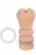 Masturbateur doux couleur chair avec cockring 