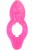 Siliconen ring stimulatiekogel ROZE-BLAUW-PAARS