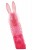 Mini Stimulator Rabbit in roze jelly Toy Joy