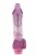 Vibromasseur r�aliste en jelly violet 12 cm 