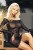 Robe Lingerie Touche Dentelle Noire M-L