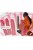 Kit dong vibrator + 4 peniskokers - Roze
